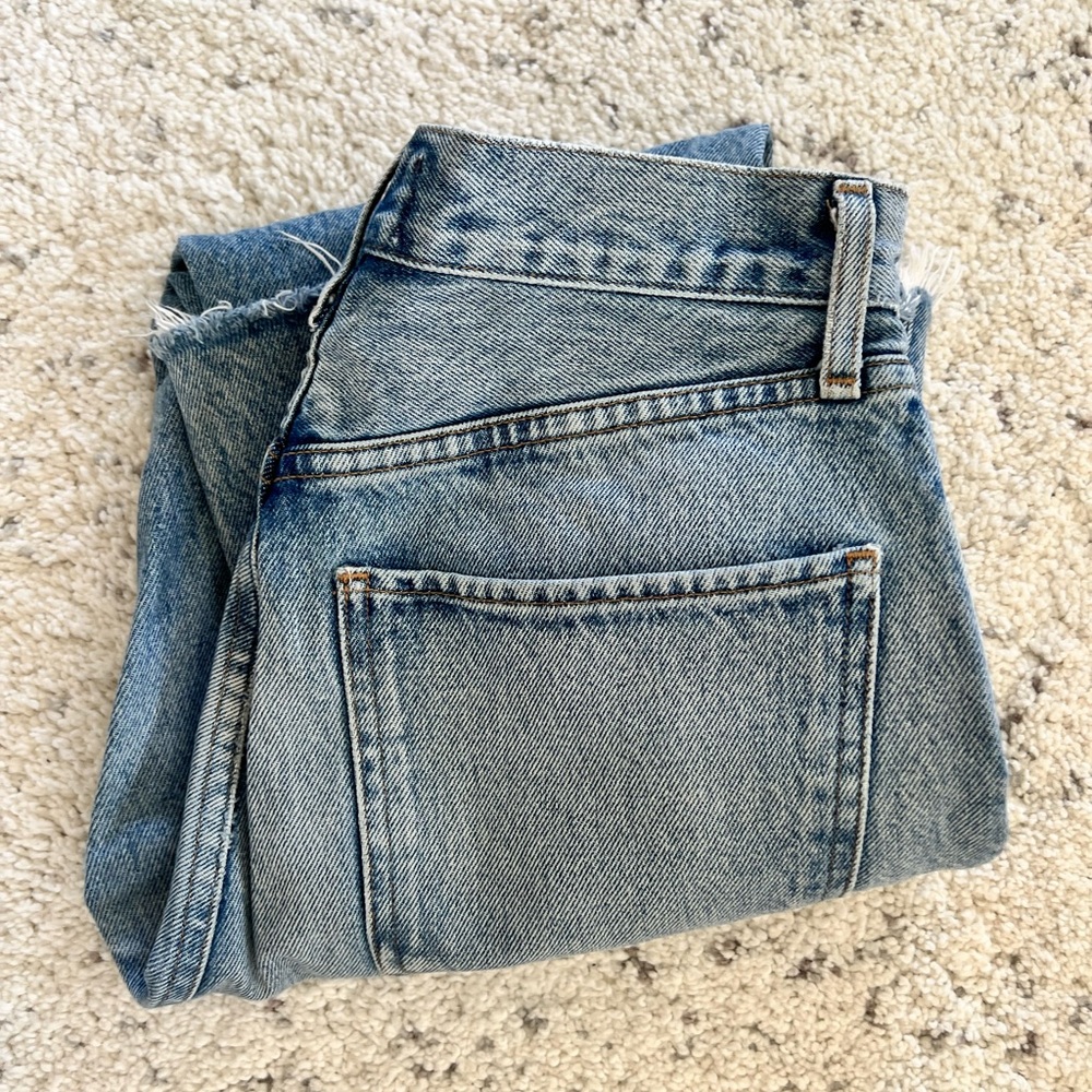 Agolde Riley High Rise Straight Crop Jeans - Picture 7 of 12